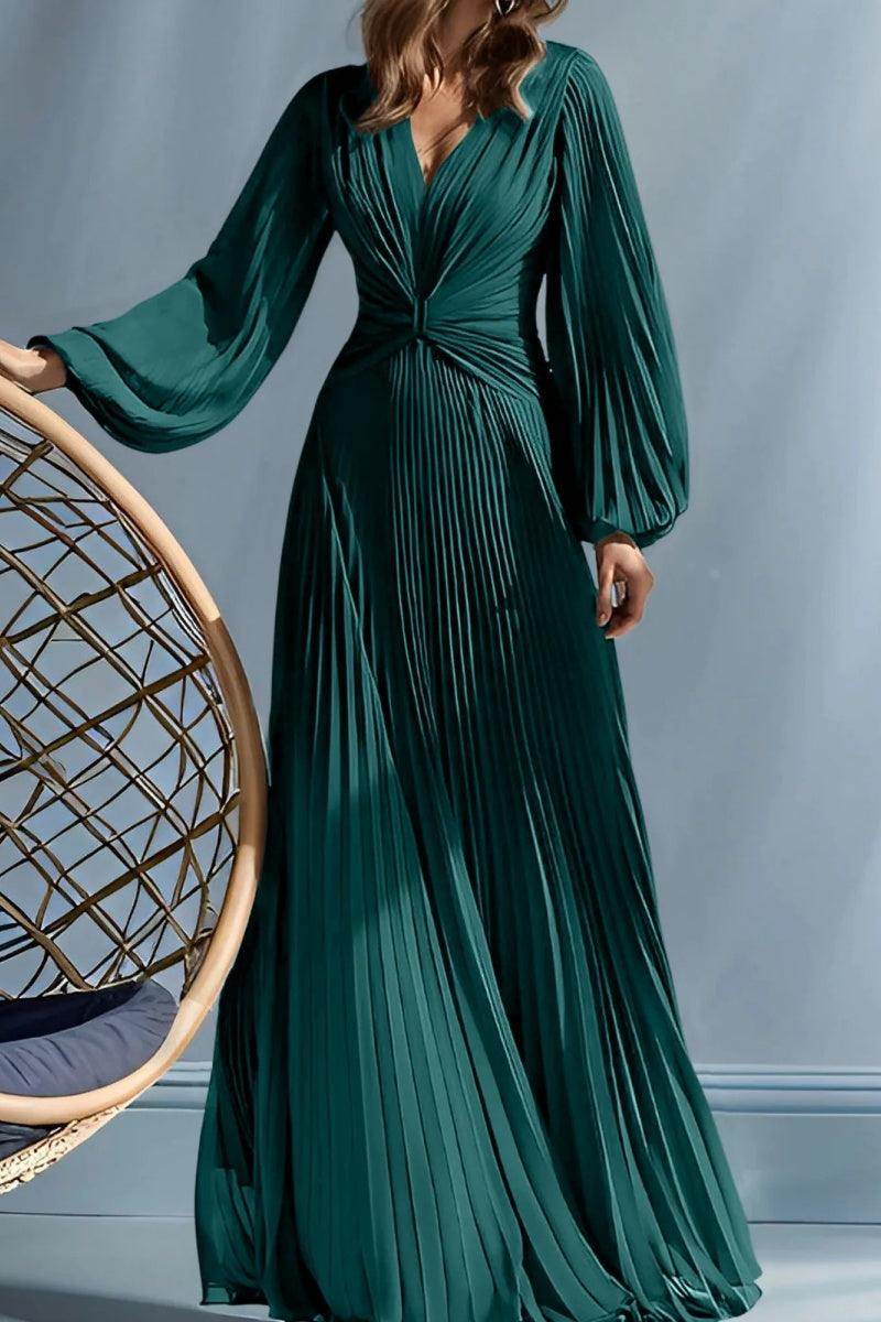 Elegant A Line V Neck with Ruched Mother of the Bride Dress