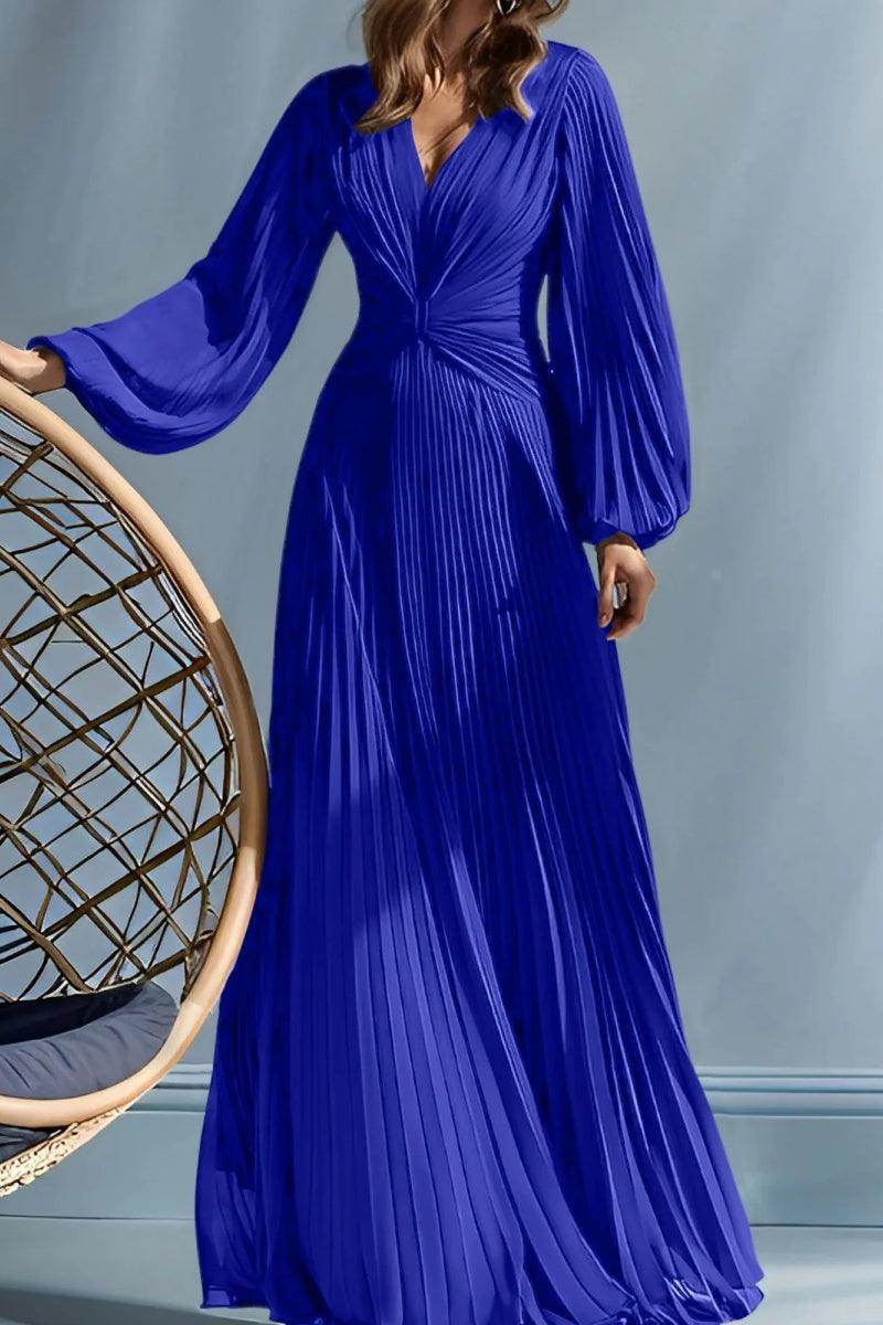 Elegant A Line V Neck with Ruched Mother of the Bride Dress