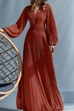 Elegant A Line V Neck with Ruched Mother of the Bride Dress