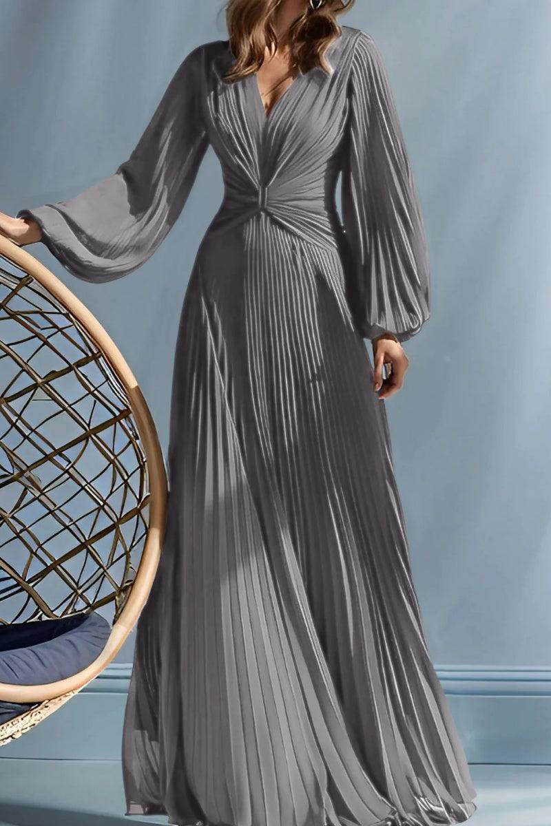 Elegant A Line V Neck with Ruched Mother of the Bride Dress