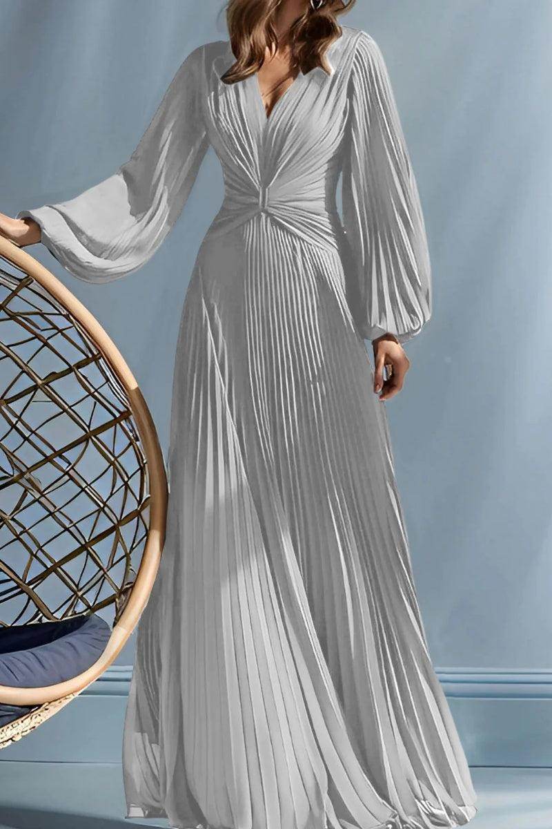 Elegant A Line V Neck with Ruched Mother of the Bride Dress