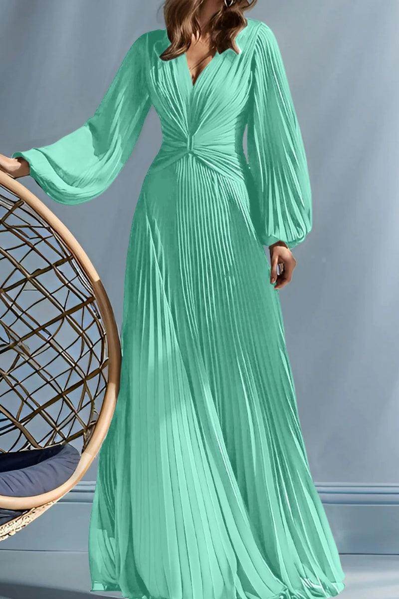 Elegant A Line V Neck with Ruched Mother of the Bride Dress