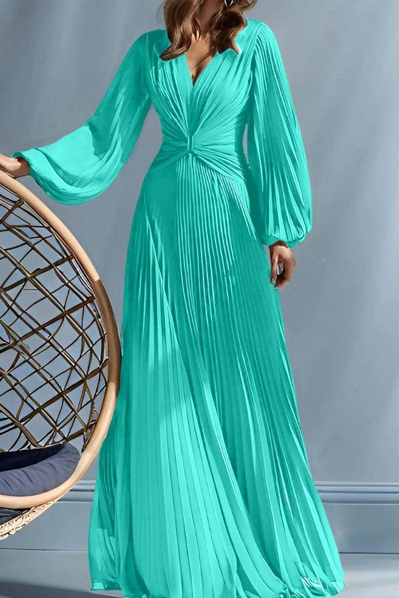 Elegant A Line V Neck with Ruched Mother of the Bride Dress