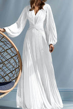 Elegant A Line V Neck with Ruched Mother of the Bride Dress