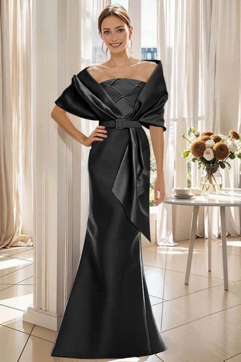 Elegant Trumpet 2 Pieces Floor Length Mother of the Bride Dress