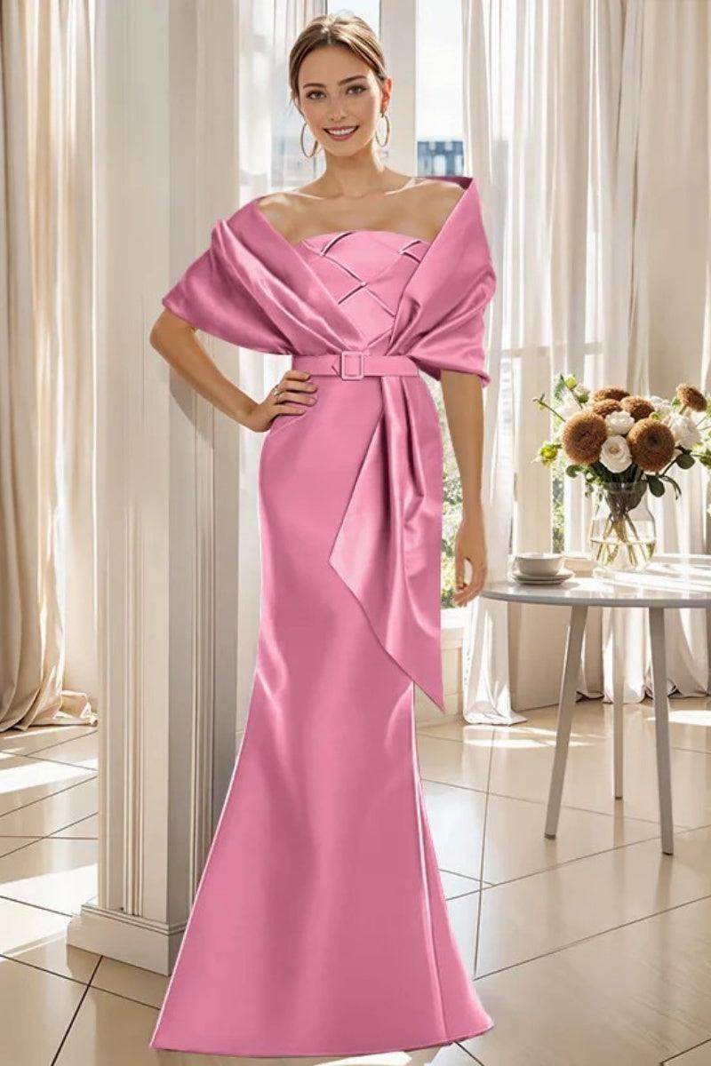 Elegant Trumpet 2 Pieces Floor Length Mother of the Bride Dress