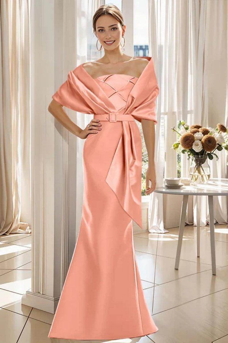 Elegant Trumpet 2 Pieces Floor Length Mother of the Bride Dress