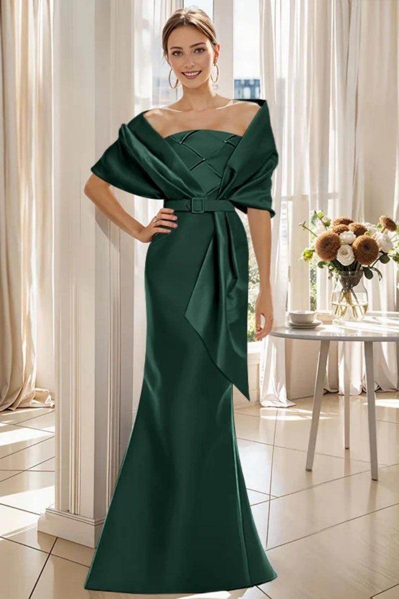 Elegant Trumpet 2 Pieces Floor Length Mother of the Bride Dress