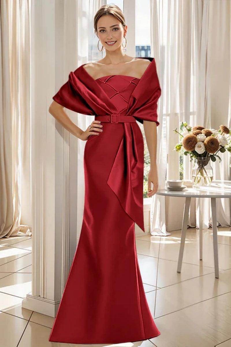 Elegant Trumpet 2 Pieces Floor Length Mother of the Bride Dress