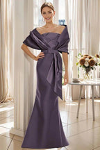 Elegant Trumpet 2 Pieces Floor Length Mother of the Bride Dress