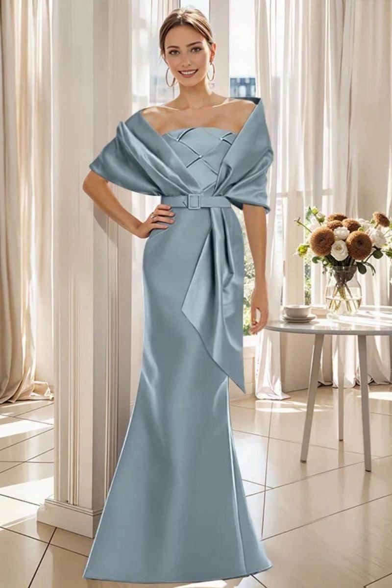 Elegant Trumpet 2 Pieces Floor Length Mother of the Bride Dress