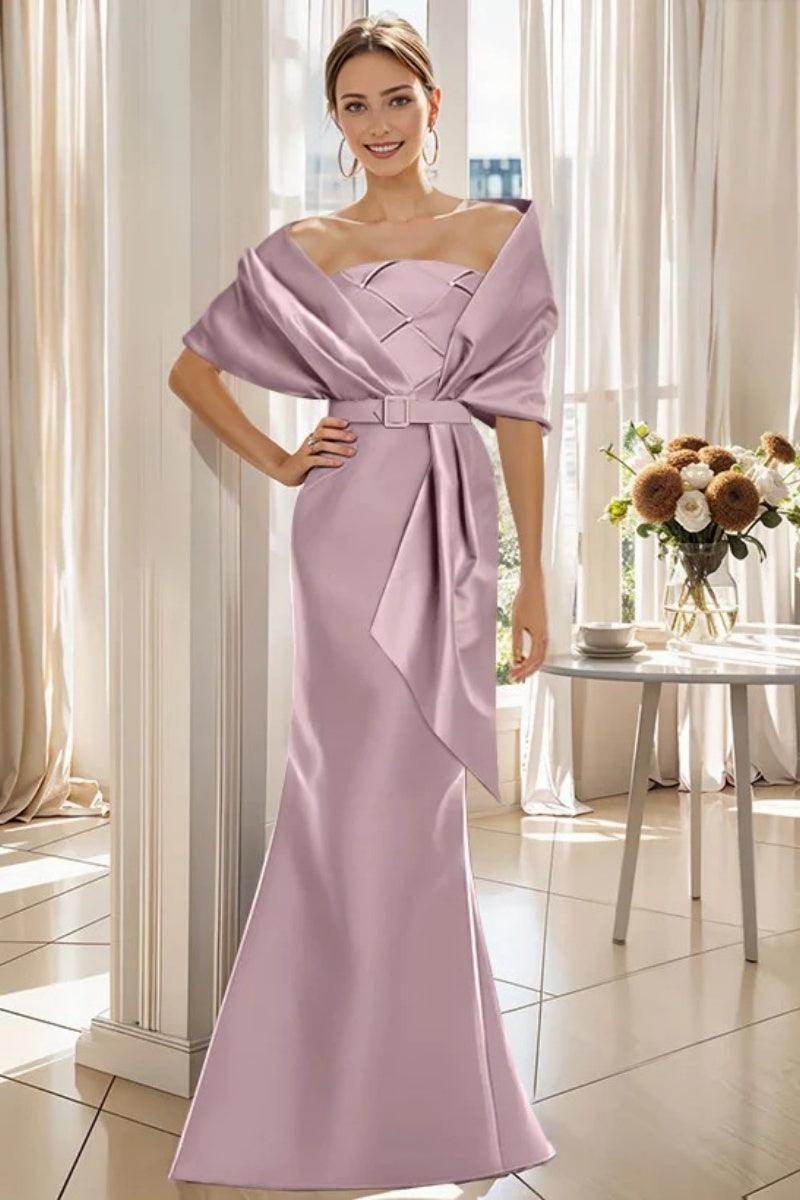 Elegant Trumpet 2 Pieces Floor Length Mother of the Bride Dress