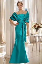 Elegant Trumpet 2 Pieces Floor Length Mother of the Bride Dress