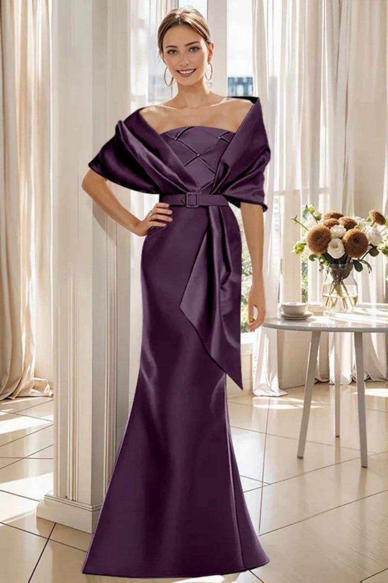 Elegant Trumpet 2 Pieces Floor Length Mother of the Bride Dress