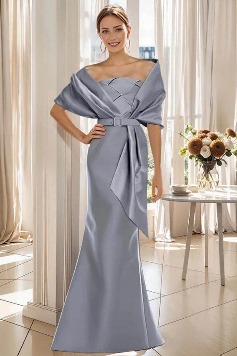 Elegant Trumpet 2 Pieces Floor Length Mother of the Bride Dress