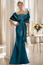 Elegant Trumpet 2 Pieces Floor Length Mother of the Bride Dress