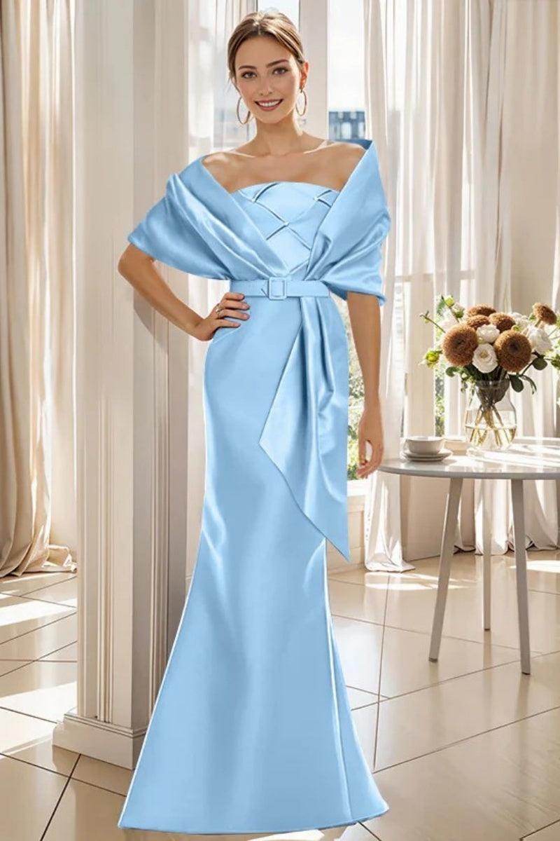 Elegant Trumpet 2 Pieces Floor Length Mother of the Bride Dress