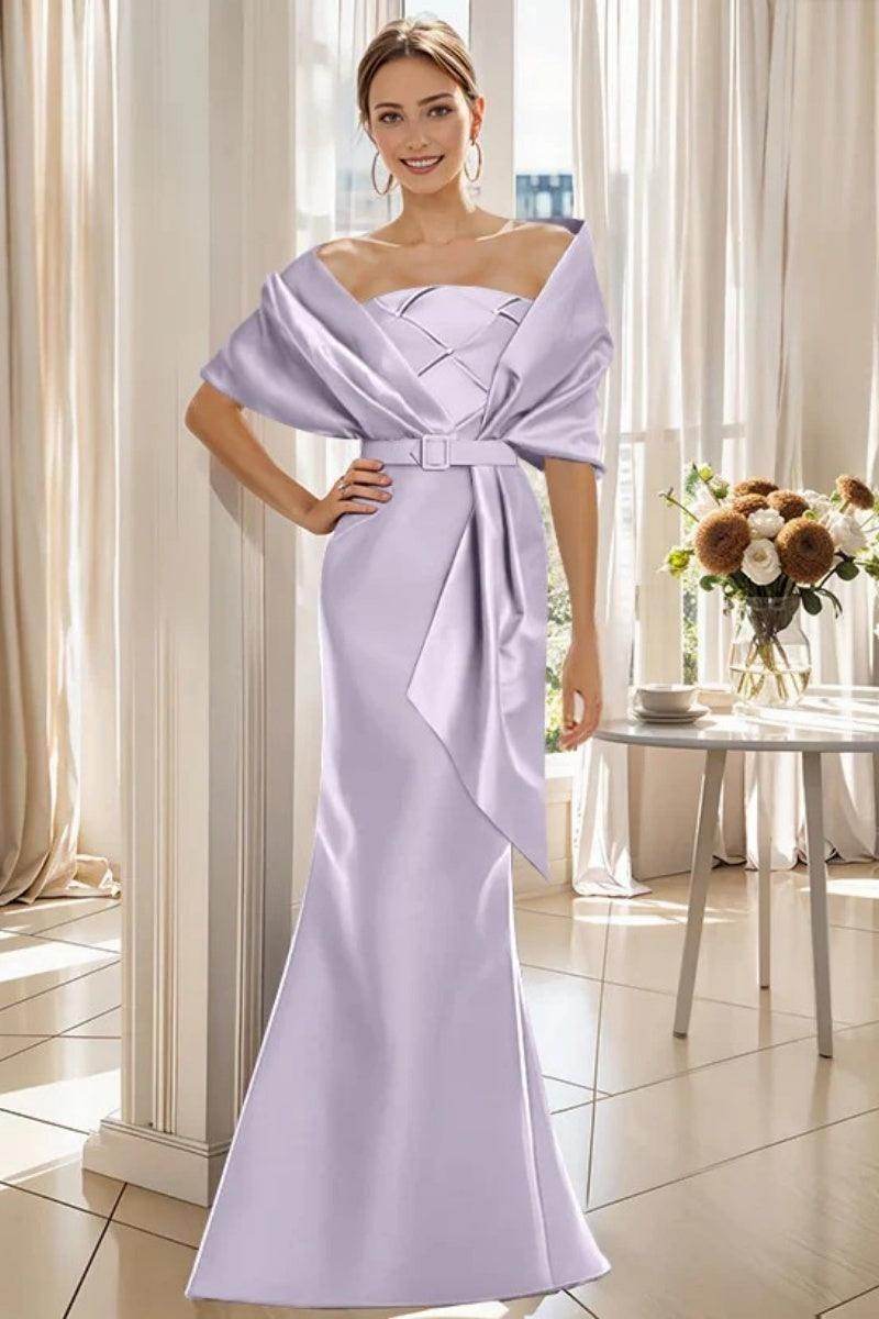 Elegant Trumpet 2 Pieces Floor Length Mother of the Bride Dress