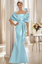 Elegant Trumpet 2 Pieces Floor Length Mother of the Bride Dress