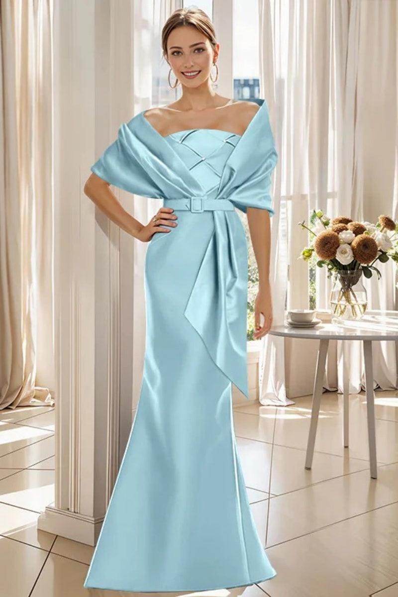 Elegant Trumpet 2 Pieces Floor Length Mother of the Bride Dress