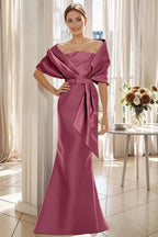 Elegant Trumpet 2 Pieces Floor Length Mother of the Bride Dress