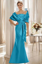Elegant Trumpet 2 Pieces Floor Length Mother of the Bride Dress
