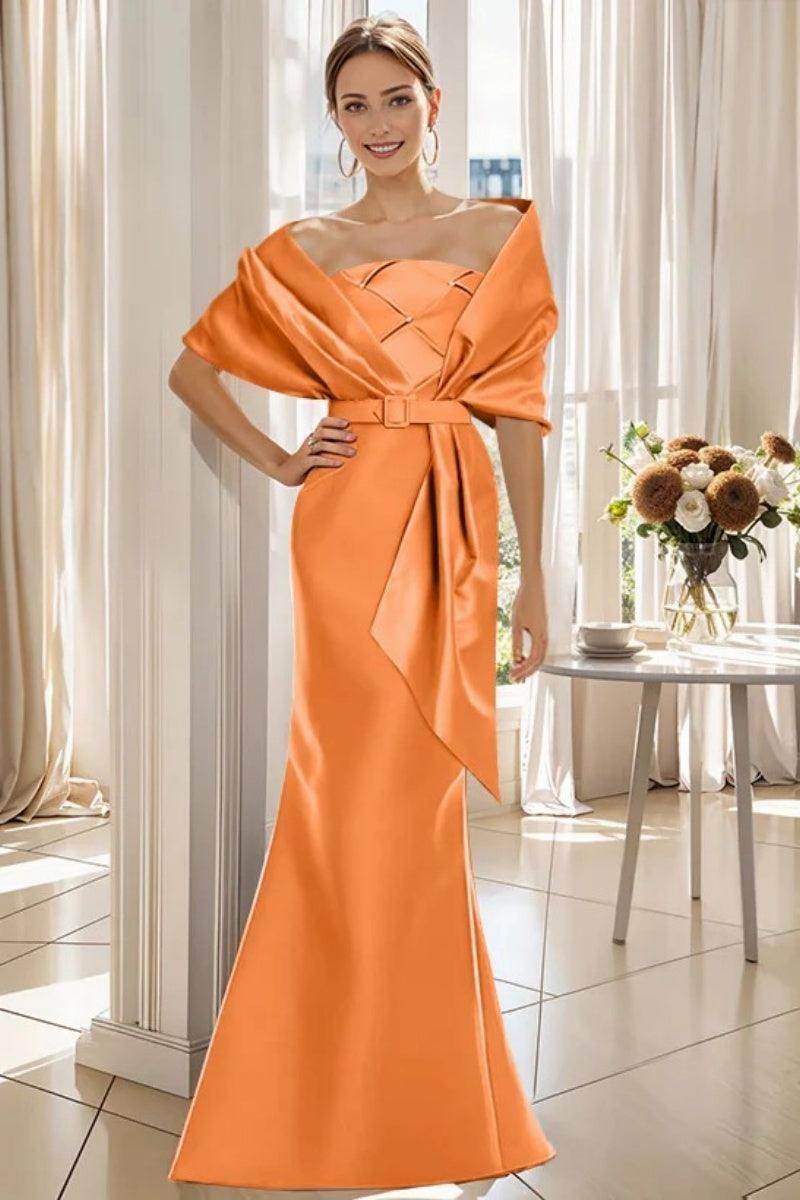 Elegant Trumpet 2 Pieces Floor Length Mother of the Bride Dress