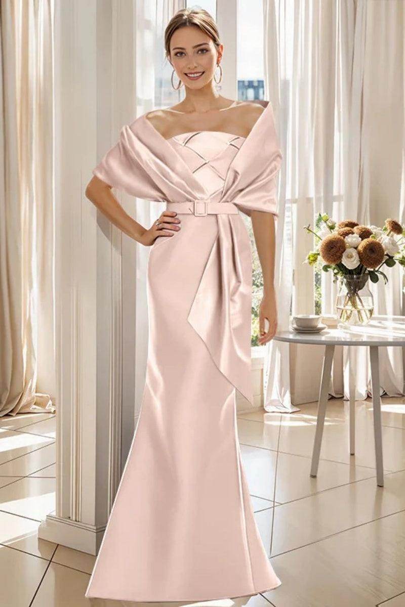 Elegant Trumpet 2 Pieces Floor Length Mother of the Bride Dress