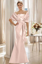 Elegant Trumpet 2 Pieces Floor Length Mother of the Bride Dress