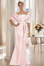 Elegant Trumpet 2 Pieces Floor Length Mother of the Bride Dress