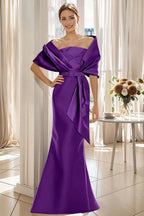 Elegant Trumpet 2 Pieces Floor Length Mother of the Bride Dress