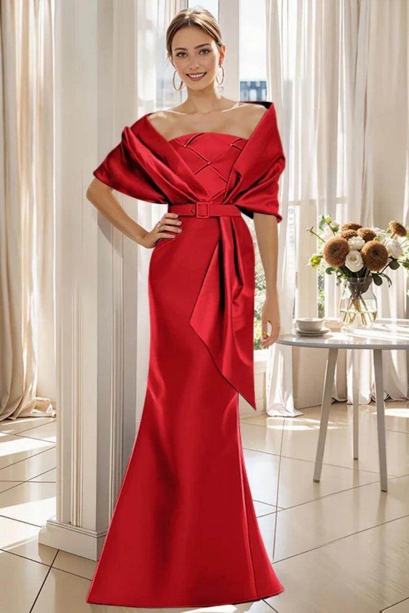 Elegant Trumpet 2 Pieces Floor Length Mother of the Bride Dress