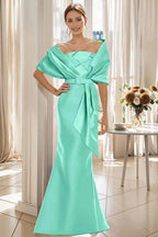 Elegant Trumpet 2 Pieces Floor Length Mother of the Bride Dress