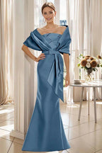 Elegant Trumpet 2 Pieces Floor Length Mother of the Bride Dress