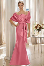 Elegant Trumpet 2 Pieces Floor Length Mother of the Bride Dress