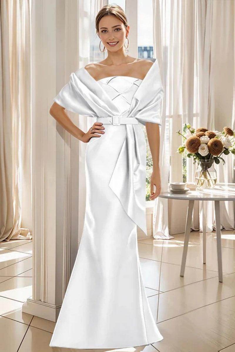 Elegant Trumpet 2 Pieces Floor Length Mother of the Bride Dress