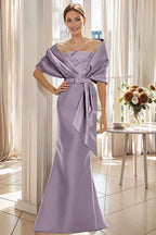 Elegant Trumpet 2 Pieces Floor Length Mother of the Bride Dress
