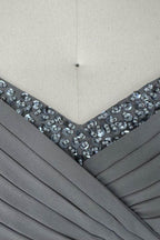 Elegant Sheath Off the Shoulder Sleeveless Floor Length Mother of the Bride Dress