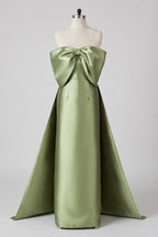 Elegant Trumpet Mermaid Maxi Mikado Mother of the Bride Dress