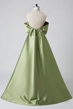 Elegant Trumpet Mermaid Maxi Mikado Mother of the Bride Dress