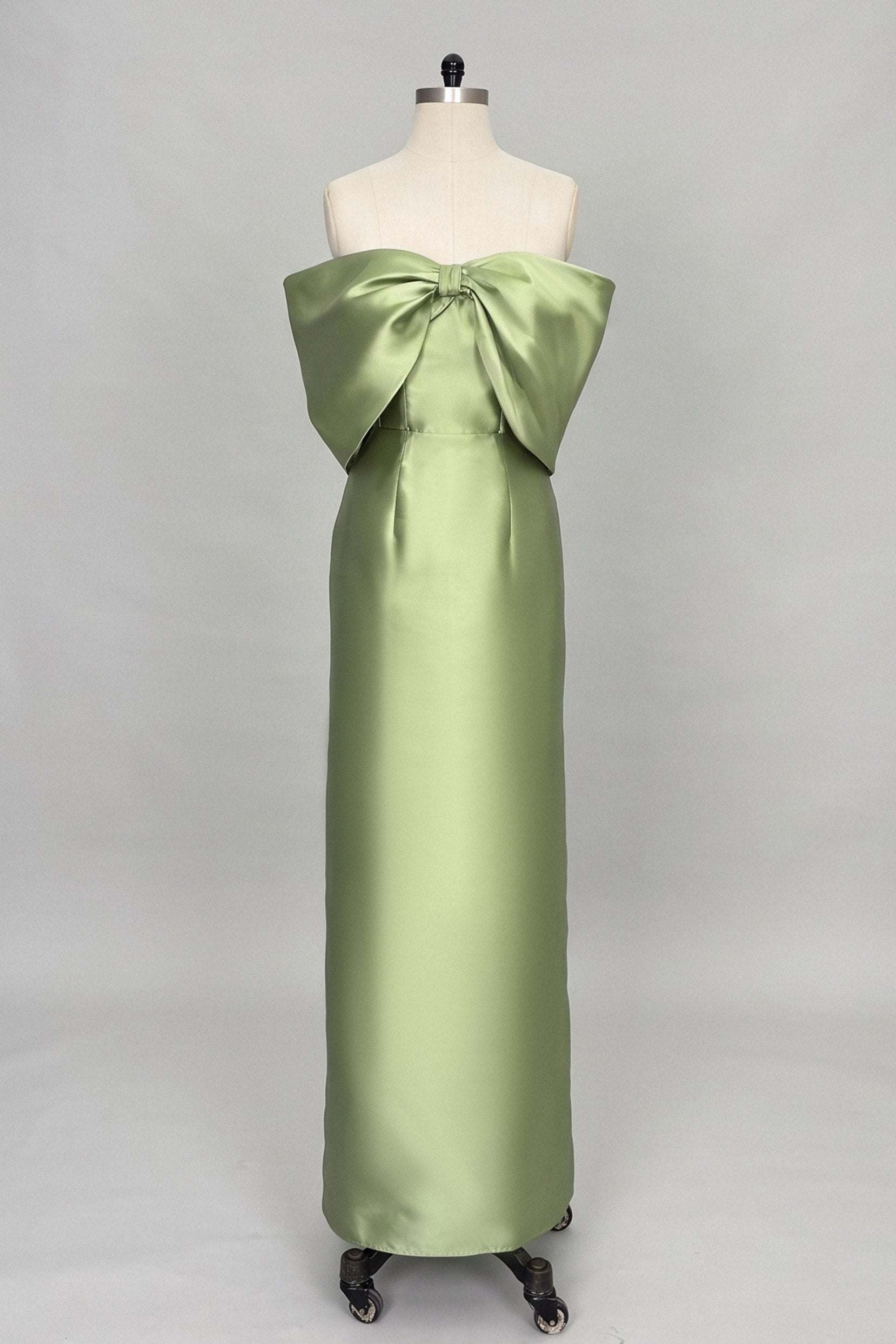 Elegant Trumpet Mermaid Maxi Mikado Mother of the Bride Dress