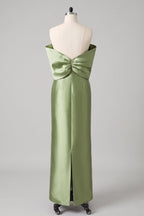 Elegant Trumpet Mermaid Maxi Mikado Mother of the Bride Dress