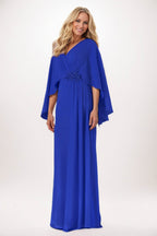 Elegant Sheath Column Maxi Chiffon Mother of the Bride Dress