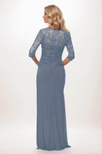 Elegant Trumpet Mermaid Maxi Elastic Cloth Mother of the Bride Dress