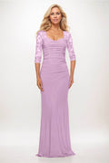 Elegant Trumpet Mermaid Maxi Elastic Cloth Mother of the Bride Dress