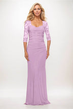 Elegant Trumpet Mermaid Maxi Elastic Cloth Mother of the Bride Dress