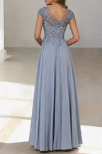 Elegant A Line Floor Length Chiffon Mother of the Bride Dress Mother of the Bride Dress