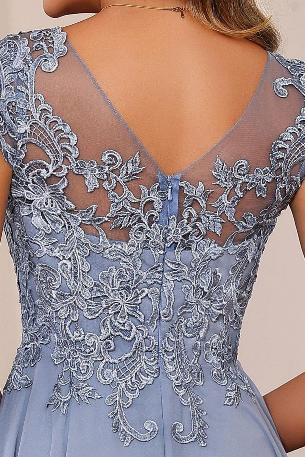 Elegant A Line Floor Length Chiffon Mother of the Bride Dress Mother of the Bride Dress