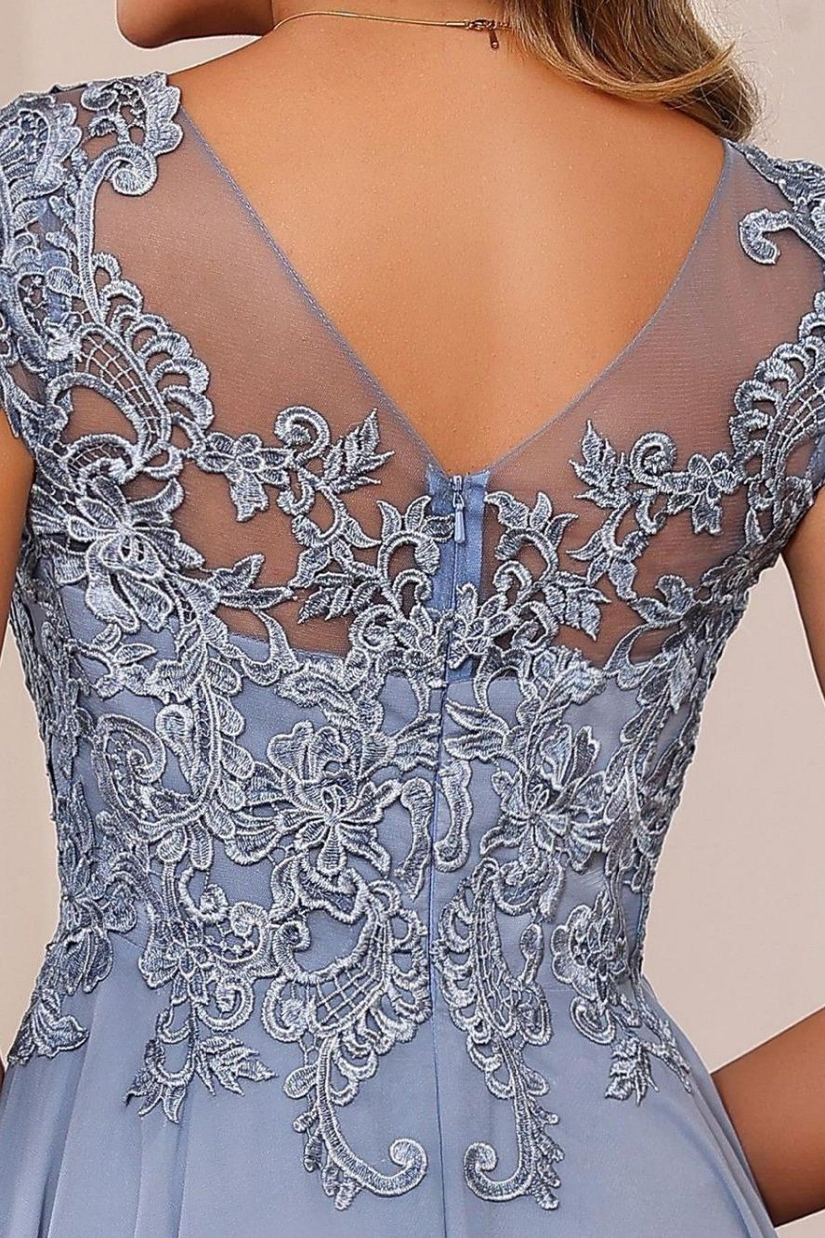 Elegant A Line Floor Length Chiffon Mother of the Bride Dress Mother of the Bride Dress