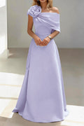 Elegant A Line Floor Length Satin Mother of the Bride Dress Mother of the Bride Dress